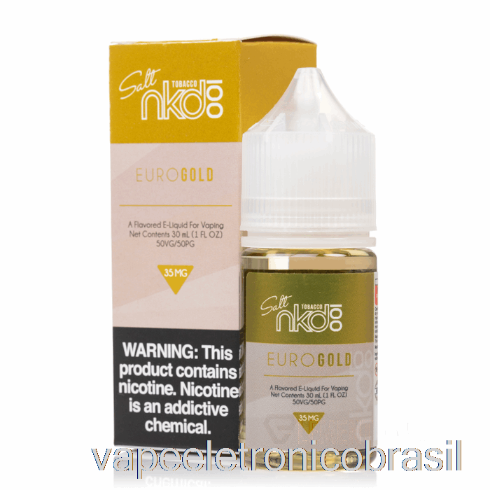 Vape Eletrônico Euro Gold - Nkd 100 Salt E-líquido - 30ml 35mg